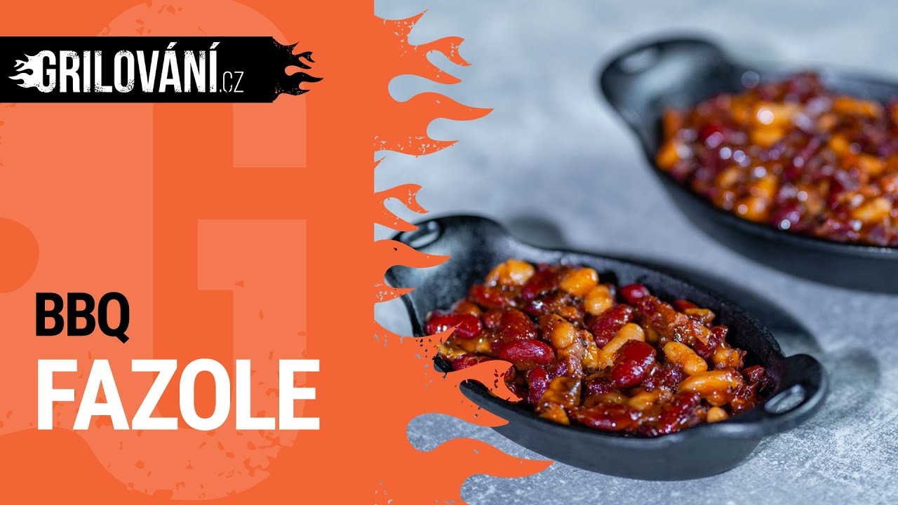 RECEPT na gril: BBQ fazole v keramickém 🔥 grilu Big Green Egg