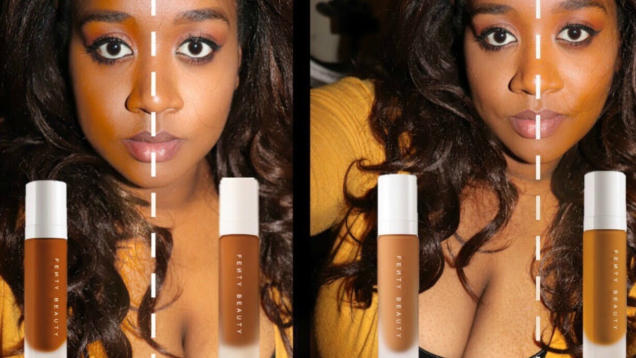 Fenty Beauty Foundation Demo | 400 vs 410 | 420 vs 430 | Face Swatches