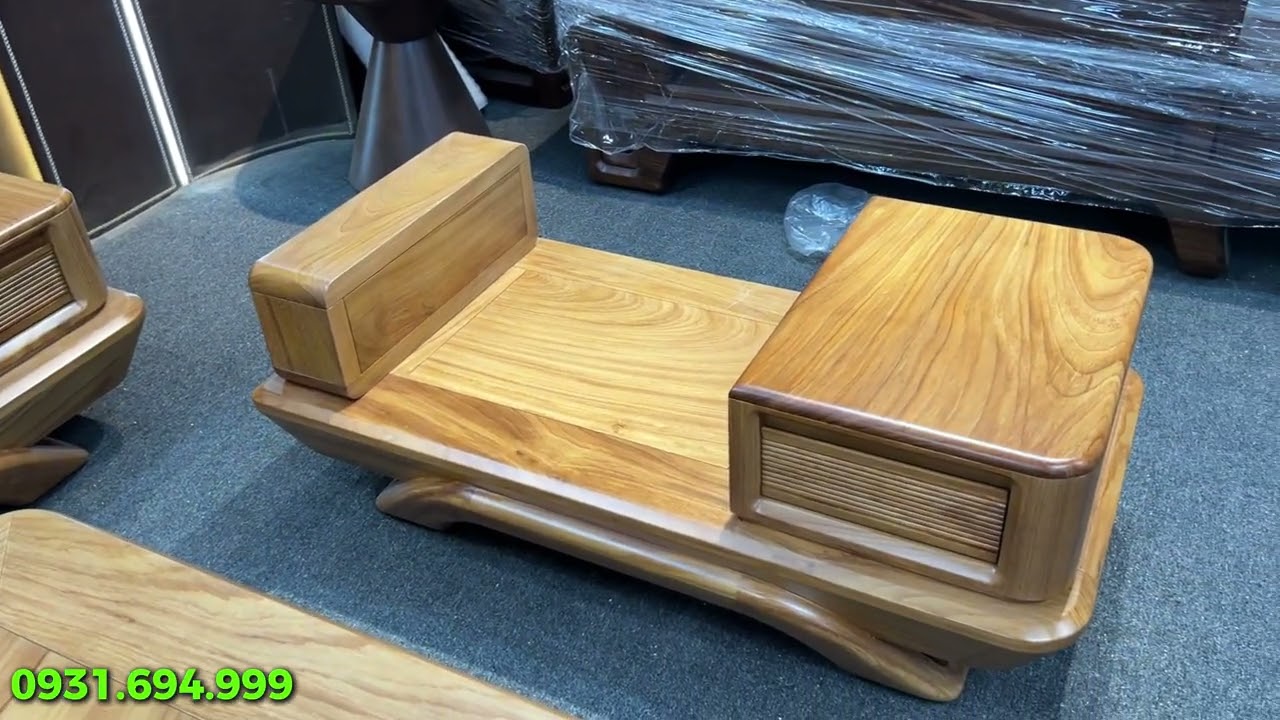 SOFA GỖ CHÂN THUYỀN GÕ ĐỎ | BÀN GHẾ GỖ GÕ ĐỎ | NỘI THẤT GỖ PHÒNG KHÁCH