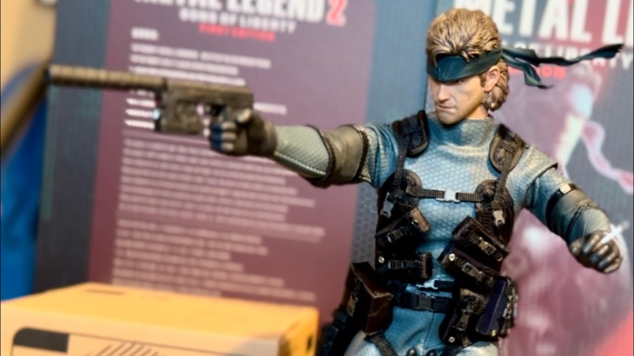 Zii Production Solid Snake Metal Gear Solid 2 Sixth Scale Action Figure Review “Metal Legend 2” MGS
