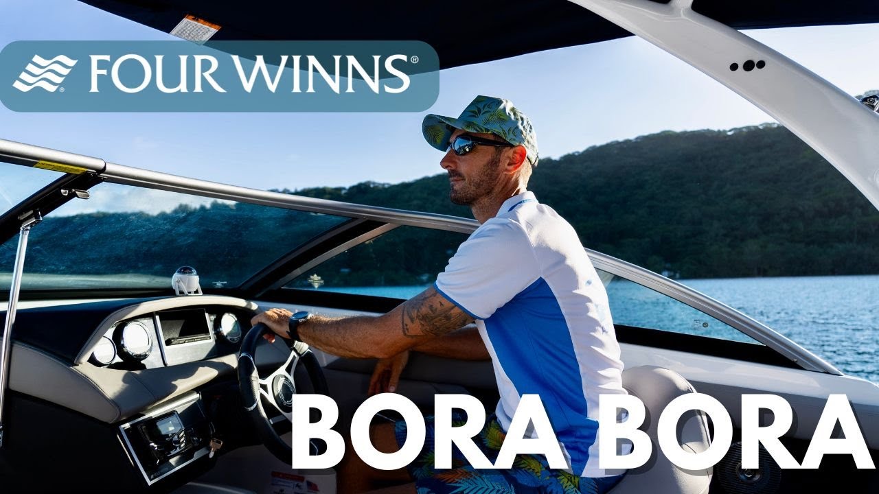 Découvrez Bora Bora en bateau avec le Four Winns HD3