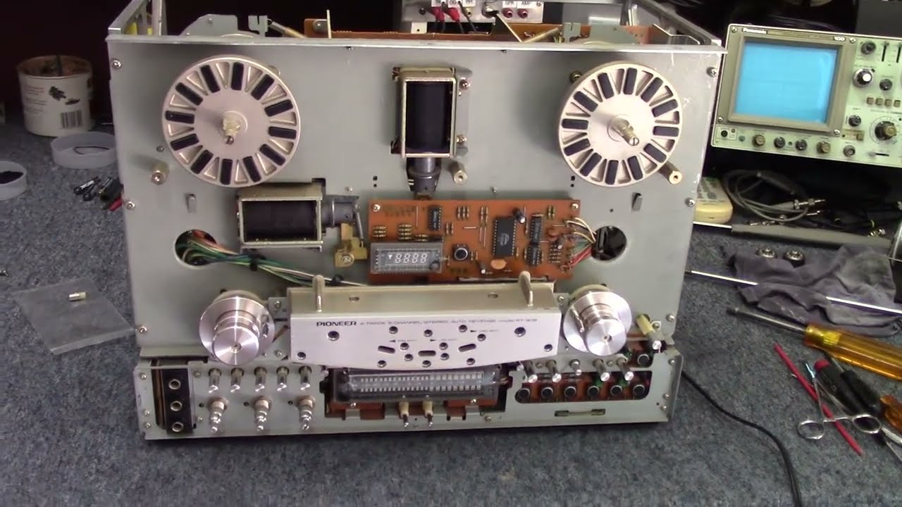 Pioneer RT-909 Reel to Reel - pt.2  repair & testing