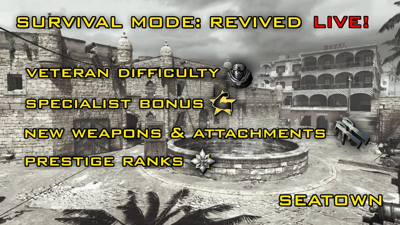 MW3 Survival Mode: Revived - Seatown on Veteran
