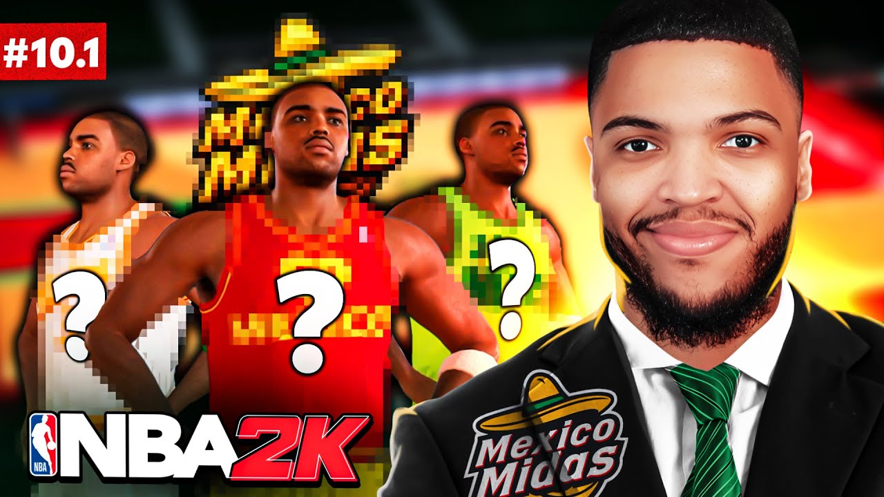 O REBRANDING DO MEXICO MIDAS! NOVOS UNIFORMES E QUADRA DOS ANOS 90! | NBA 2K26 - EP #10.1