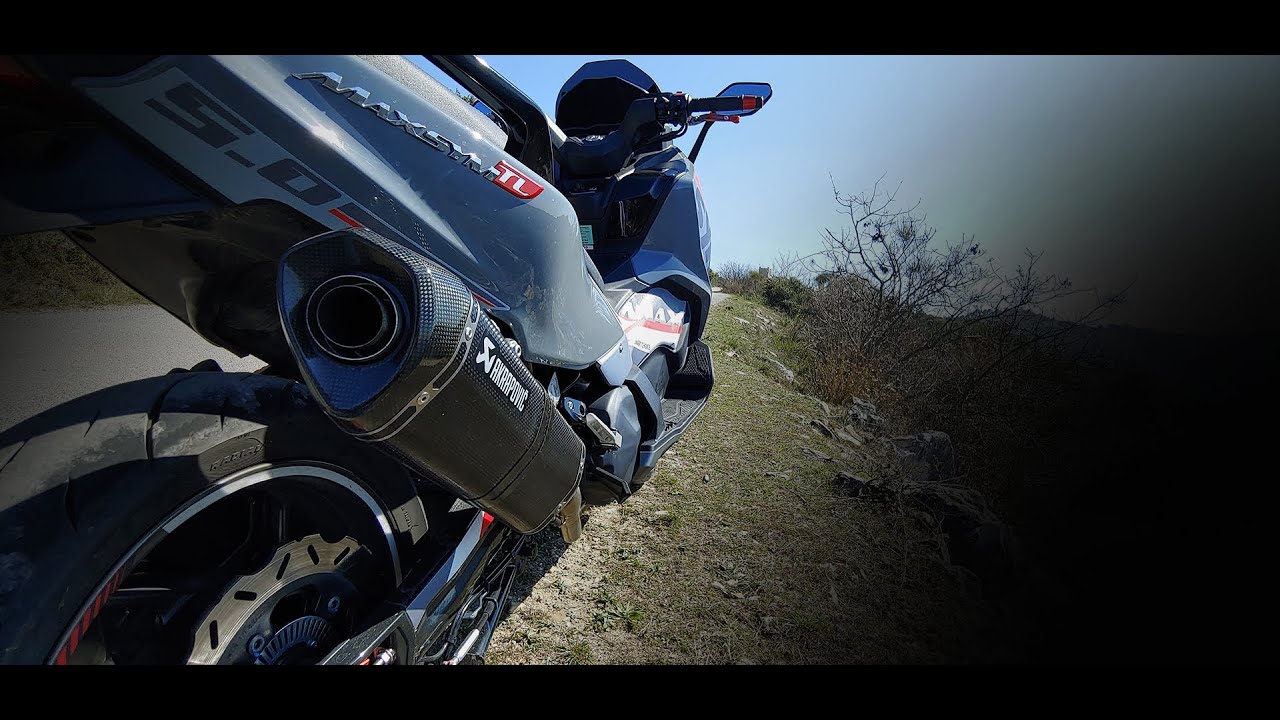 🔝 SYM MAXSYM TL 508 - Variateur Malossi - Ligne AKRAPOVIC - Ca ARRACHHHHEEE !☢️