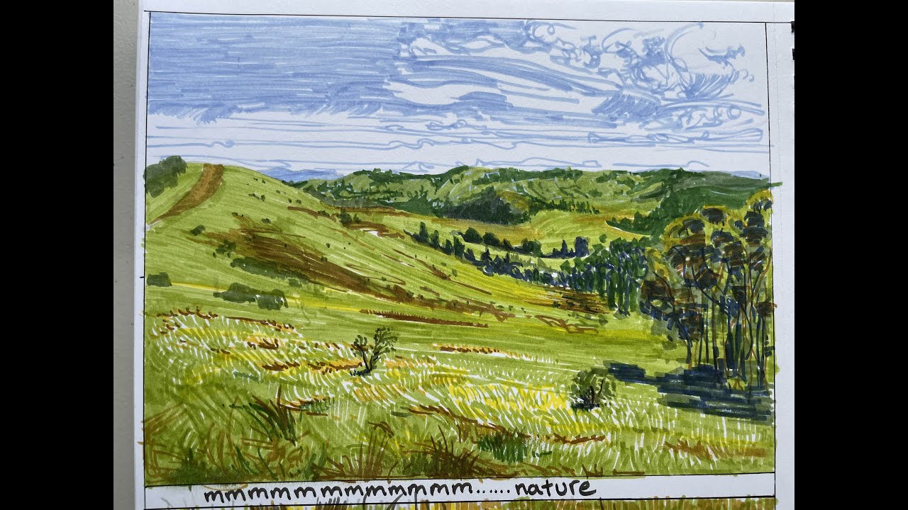 Why Can't We Play More? Landscape Drawing with Faber-Castell Pitt Pens