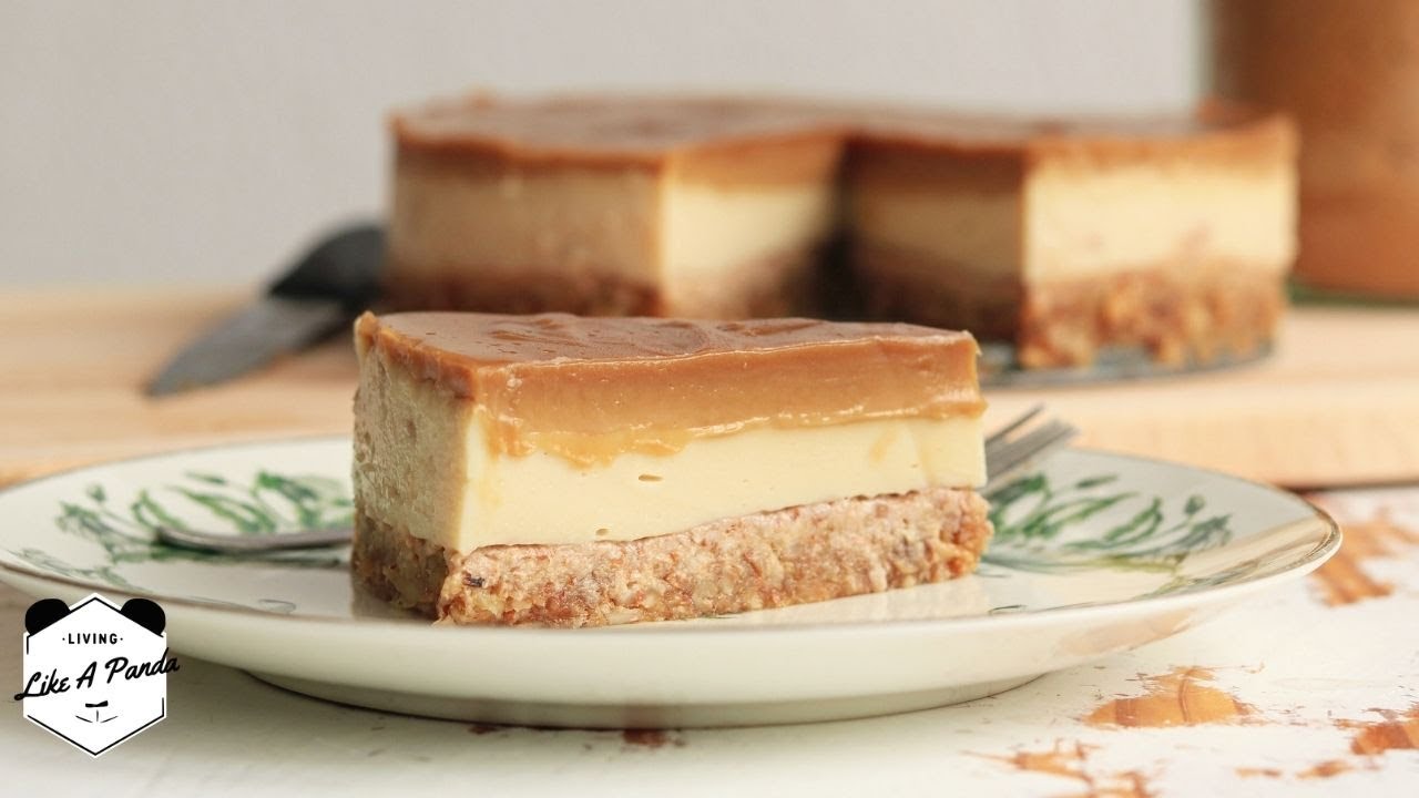 CHEESECAKE de CARAMELO SALADO | Living Like A Panda