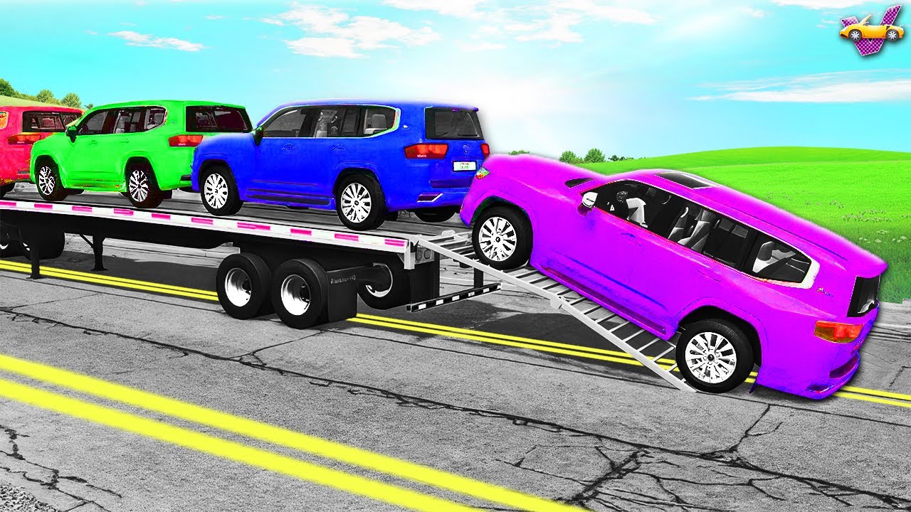 Big Truck vs Speed Bumps – Massive Truck Physics Crashes (BeamNG.Drive) 🤯