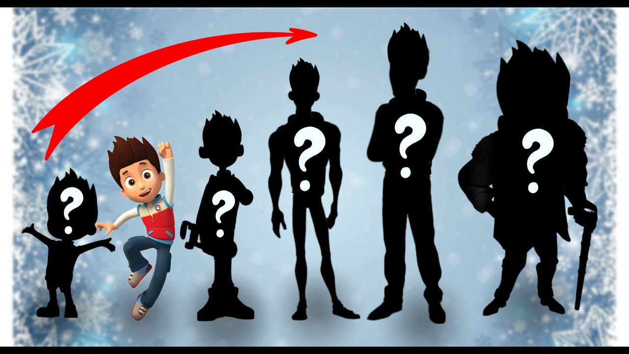 Ryder Pawpatrol Growing Up - Pawpatrol Transformation Cartoon Art