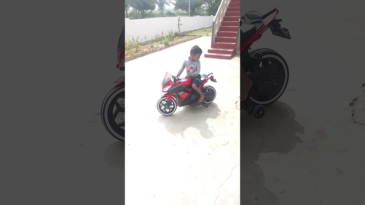 Yamaha R1 Kids Bike | Vihaan Gowda riding Yamaha R1 Kids Bike | Yamaha kids bike | kids bike