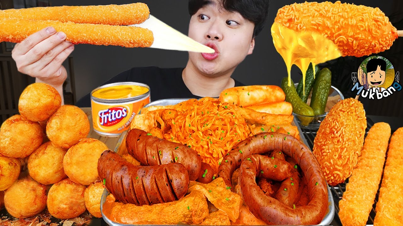 ASMR MUKBANG | РИСОВЫЙ ТОРТ Ттеокбокки, Огненная лапша, сырная палочка рецепт блюда принимать