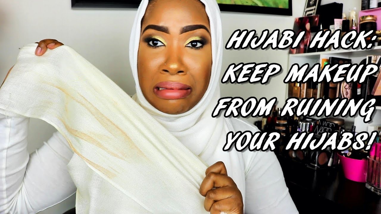 HIJABI HACK: KEEP MAKEUP FROM RUINING YOUR HIJABS! | Ameerah K.