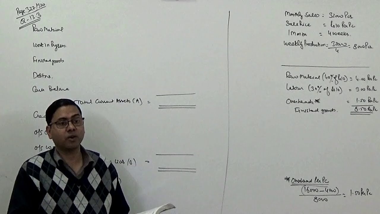 #2 Working Capital Management & Estimation ~ Financial Management [FM] ~ For B.Com/M.Com/CA