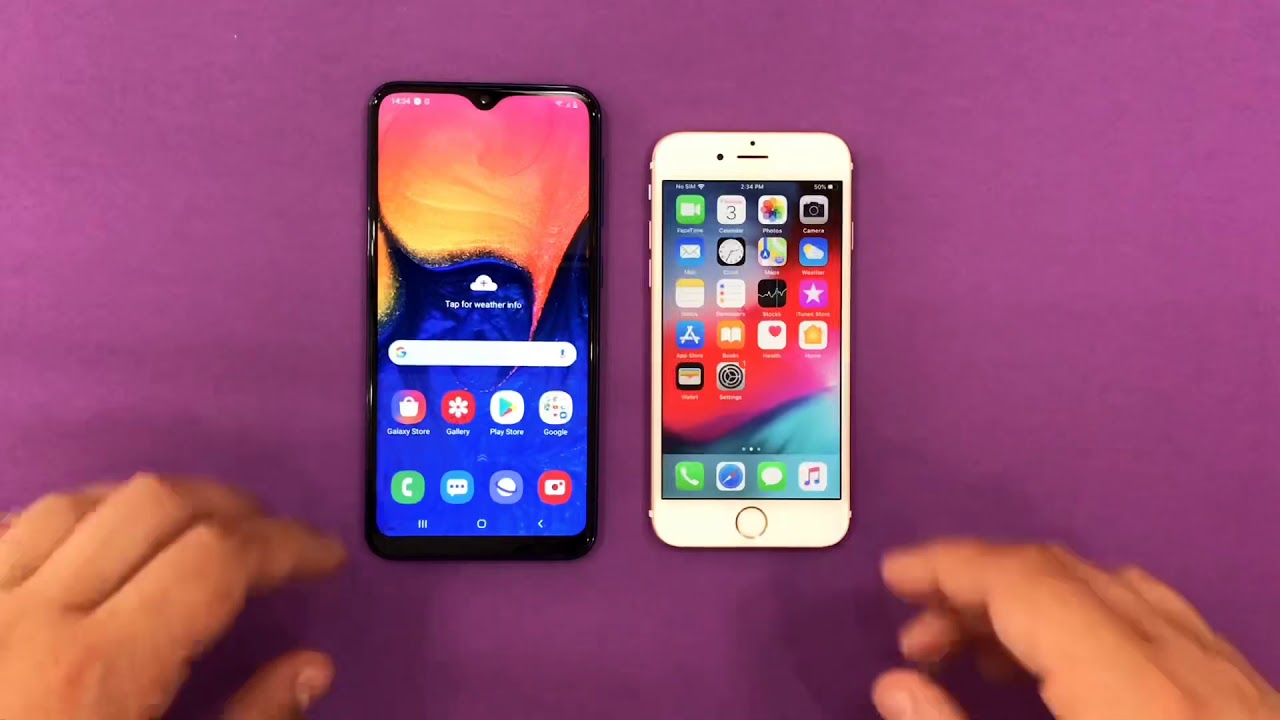 Samsung Galaxy A10 vs iPhone 6s