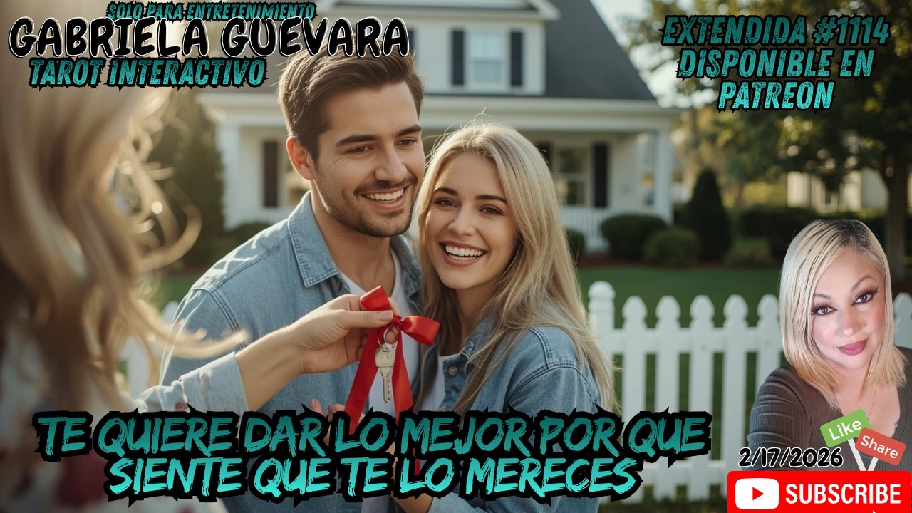 Te quiere dar lo mejor por que siente que te lo mereces TAROT EXTENDIDA #1114
