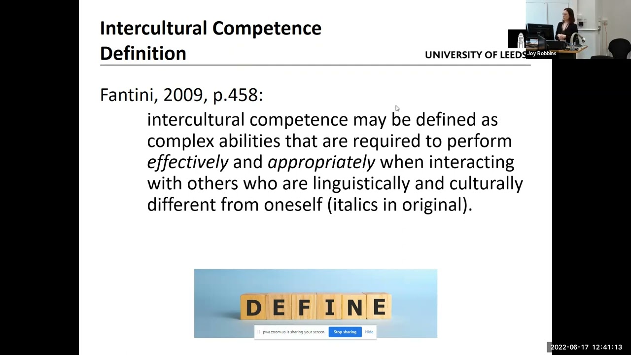 The impact of an in-sessional EAP programme in developing intercultural competence - Deirdre McKenna