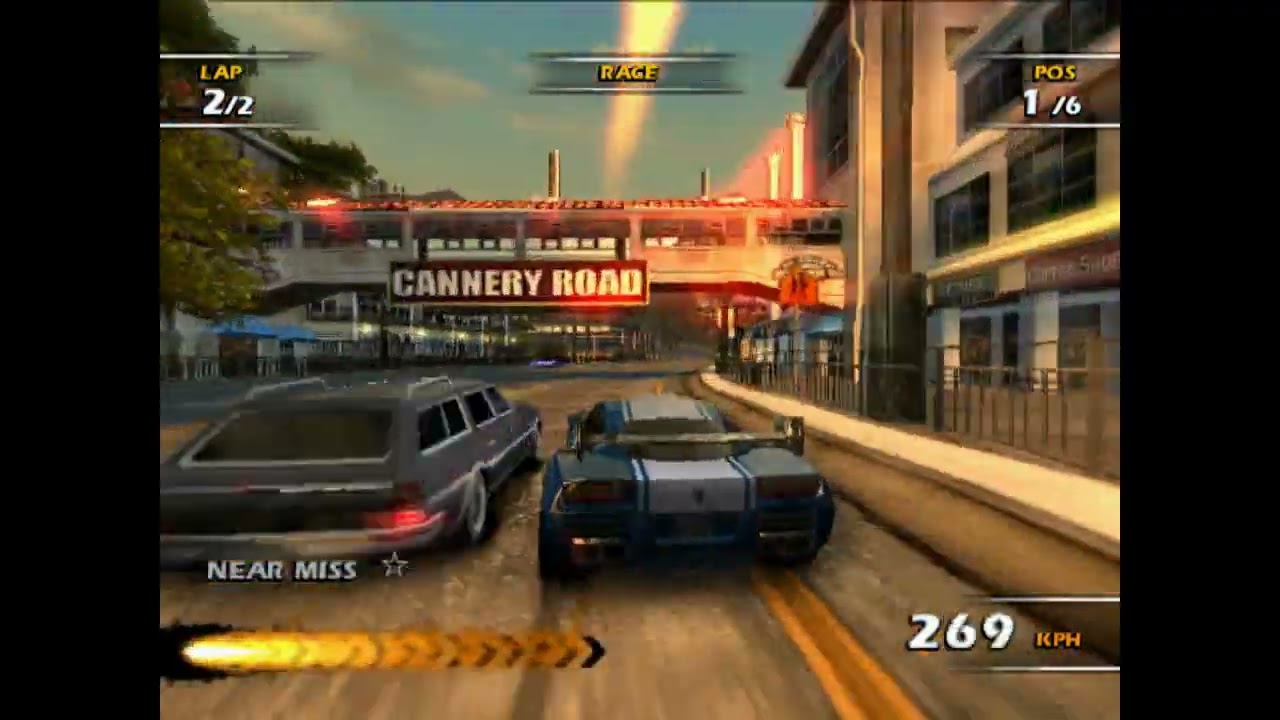 Burnout Dominator • Ocean Drive, Tuned Drifter • PS2, PCSX2 Gameplay HD