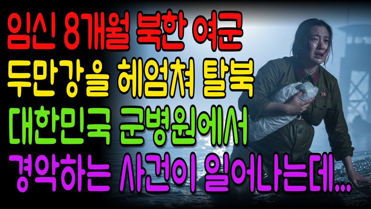 임신 8개월 북한 여군 소대장은 두만강을 헤엄쳐 탈북... 한국 군병원에서 경악하는 사건이 일어나는데... | 노후사연 | 오디오북