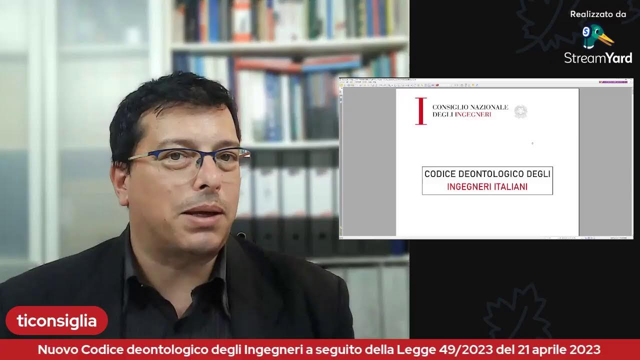 Nuovo Codice deontologico degli Ingegneri a seguito della Legge 49/2023 del 21 aprile 2023