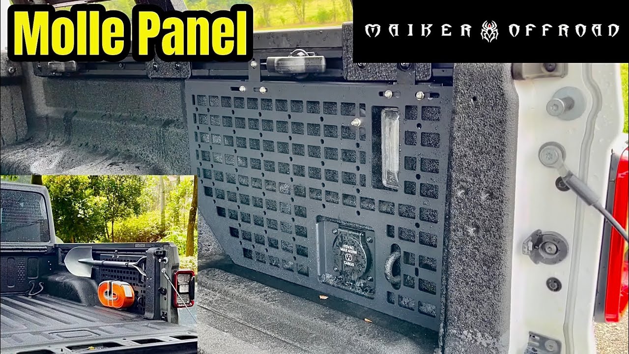 Budget MOLLE Accessory Panels | Jeep Gladiator | by Maiker Offroad