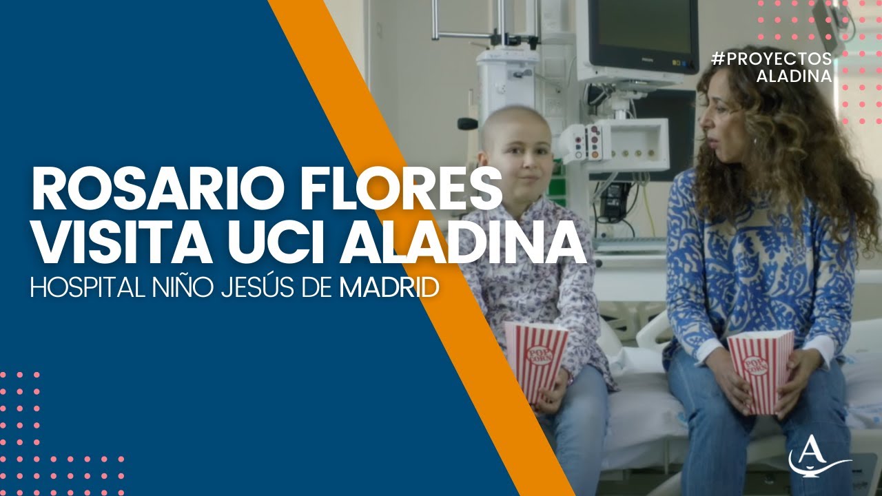 Rosario Flores visita la UCI ALADINA con la pequeña Valeria