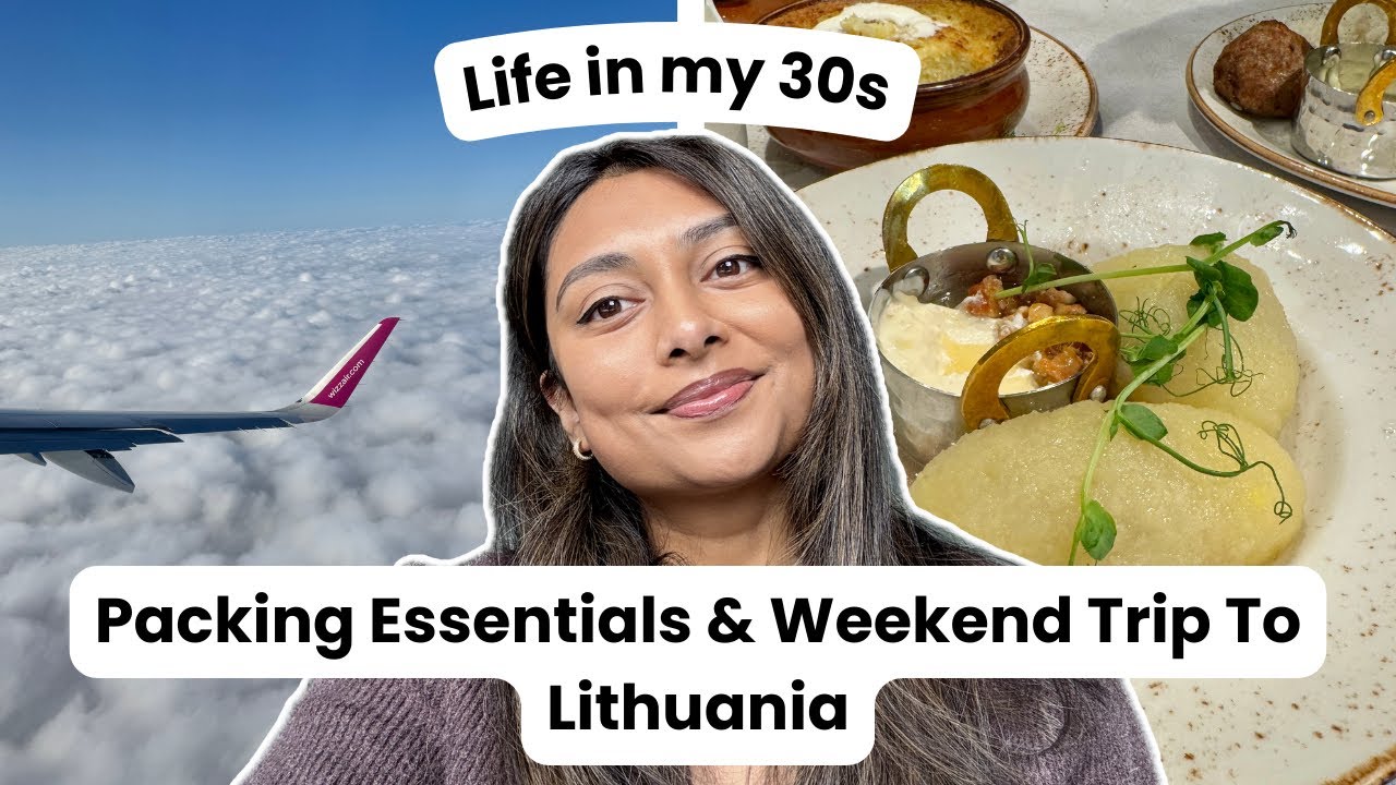 Weekend in Vilnius 🇱🇹 | packing essentials + trying traditional lithuanian food