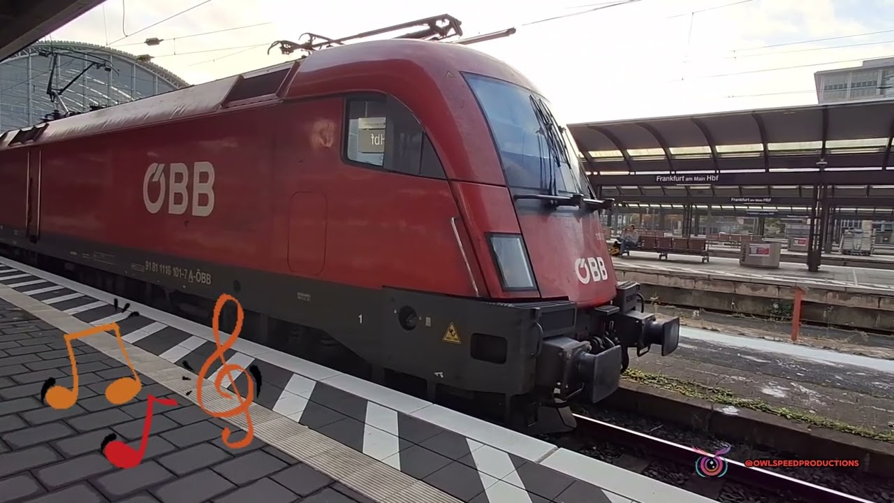 Melodic Loco Sounds: Siemens Taurus Starts Up (singing when starting) - Acceleration Sound