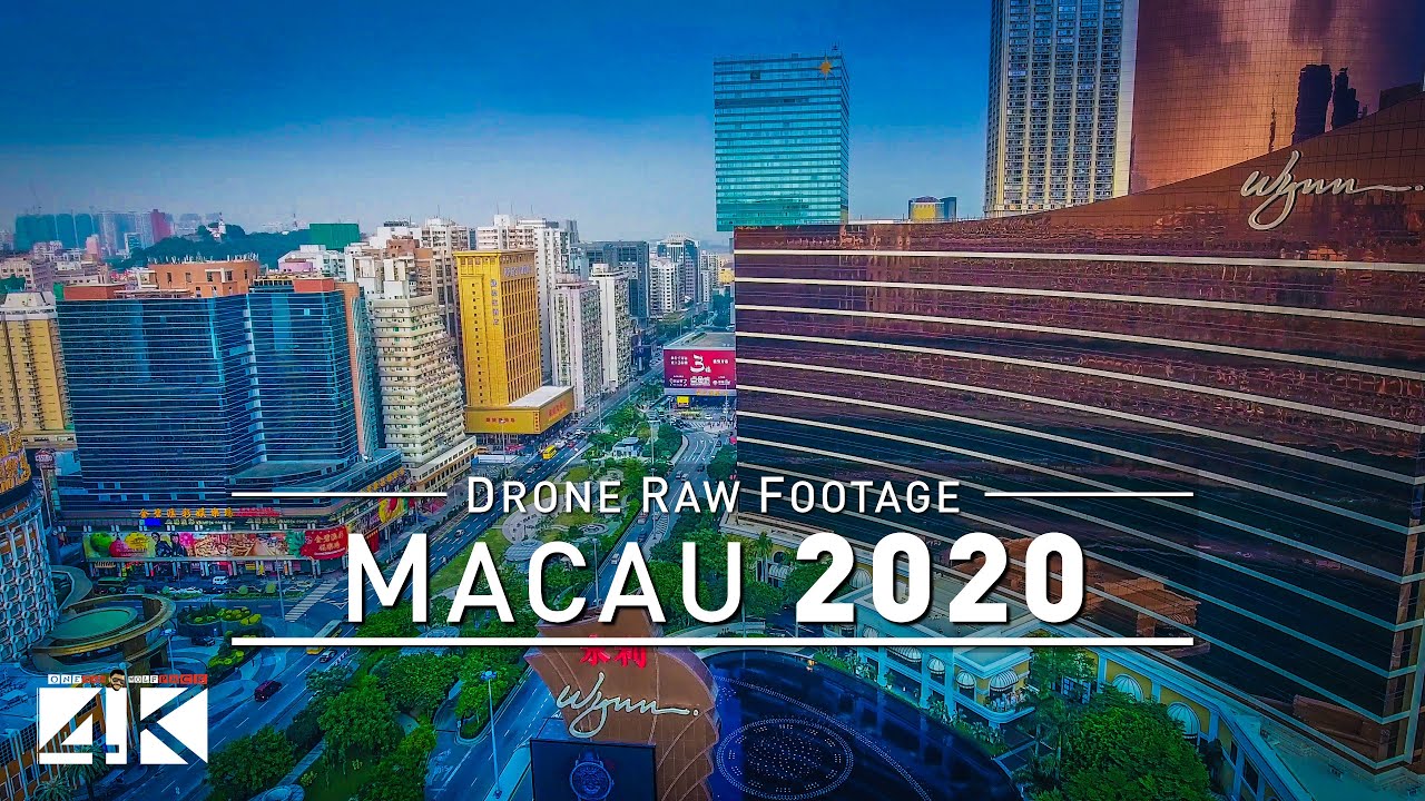 【4K】🇲🇴 Drone RAW Footage 🔥 This is MACAU 2020 🔥 Macao Gambling Capital of World 🔥UltraHD Stock Video