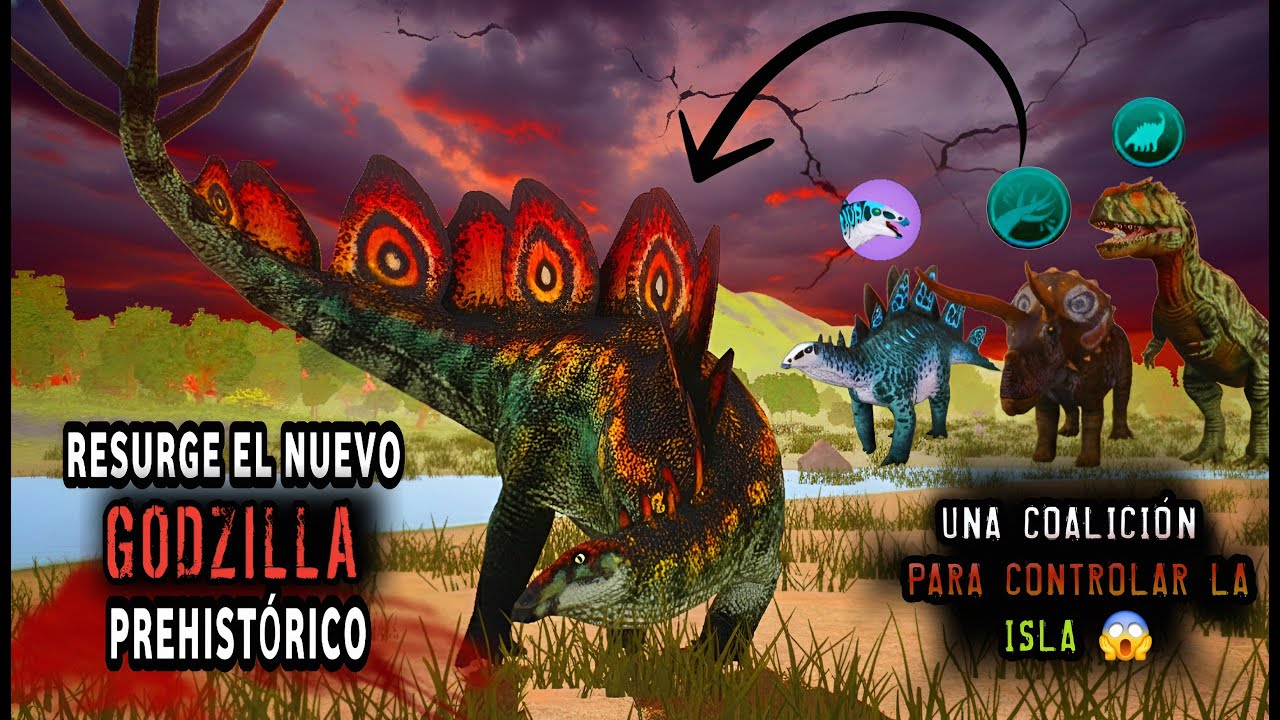 UNA COALICIÓN PARA CONTROLAR LA ISLA CON EL "STEGOSAURUS" 🔥 NUEVO GODZILLA!!! 😱