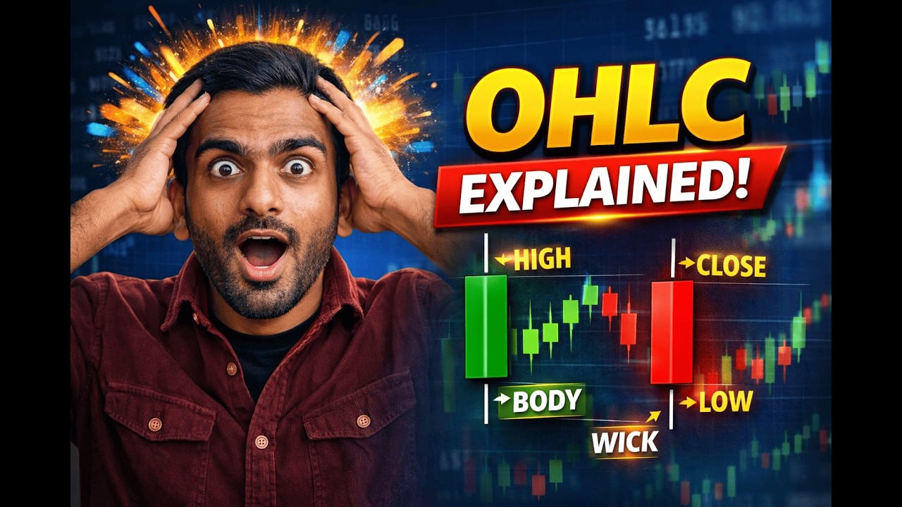 Green & Red Candle Explained in Kannada | OHLC, Body, Wick Basics for Beginners