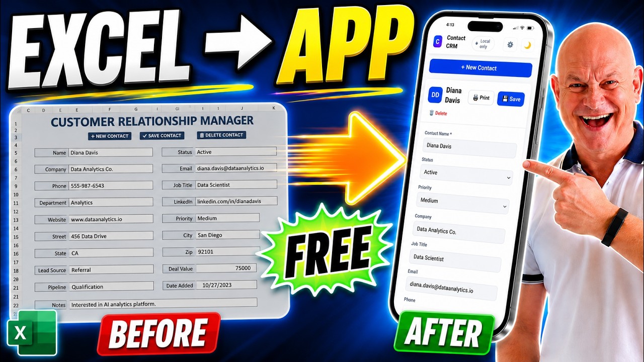 Convert Any Excel App Into A Web App (No Code)