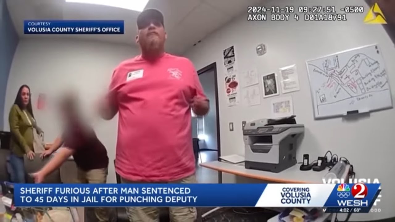 Florida dad sentenced to 45 days in jail after punching school deputy during son's citation dispute
