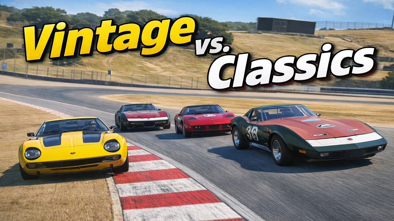 Saturday Sprints with Classic cars at Laguna Seca – Race R01 [OverTake.gg]