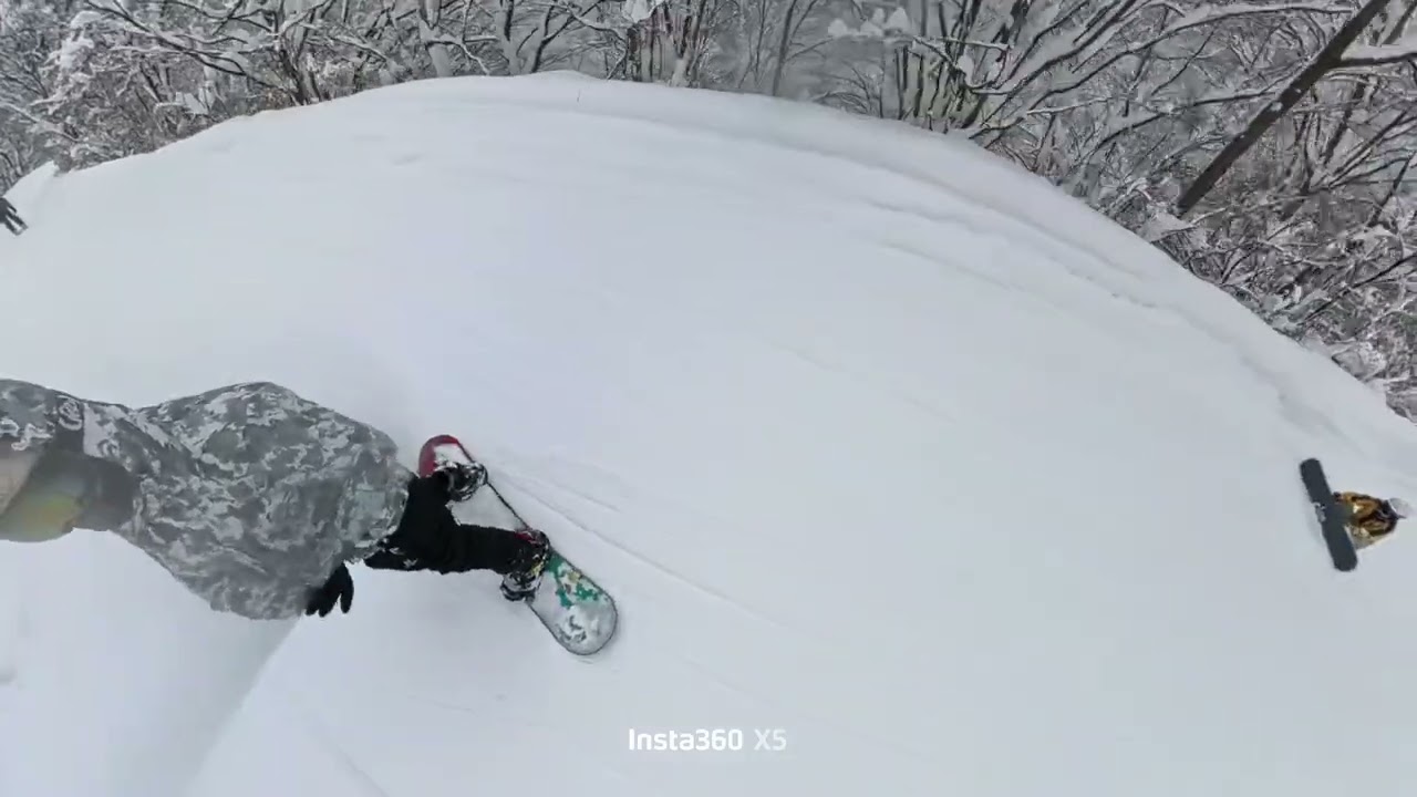 🏂 Primeira descida da temporada 2026 no Hakusan | Quedas, adrenalina e risadas ❄️🔥