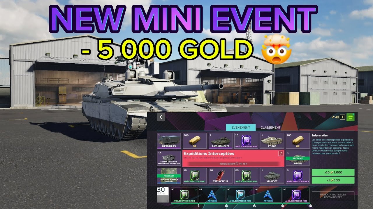 I SPEND 5 000 GOLD ON THIS NEW MINI EVENT IN MWT !!