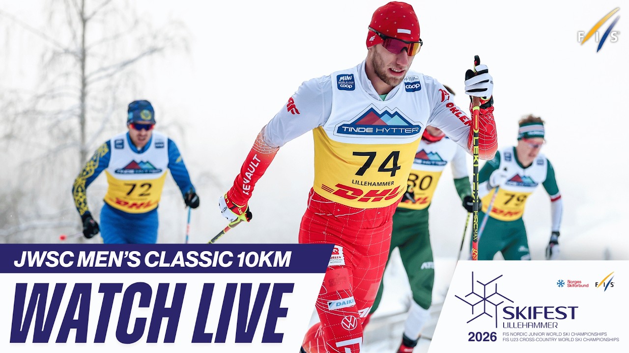 LIVE | Lillehammer (NOR) - M - 10km Interval Start - FIS Nordic Junior Ski World Championships