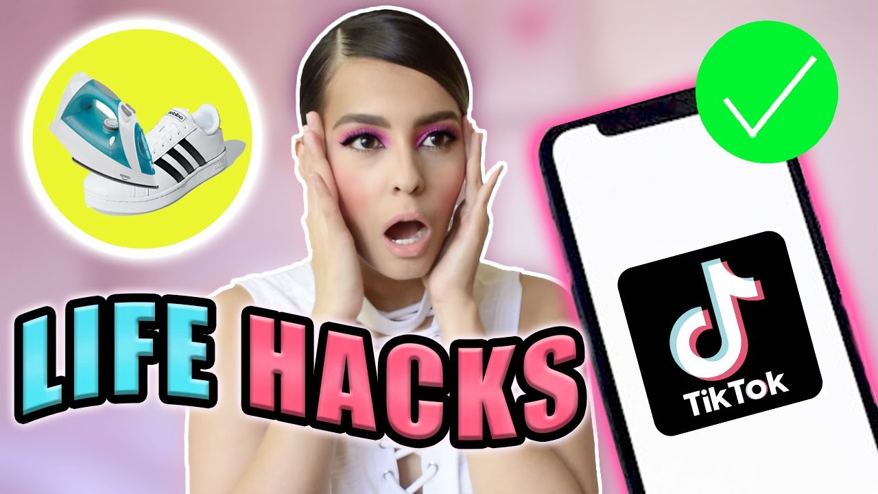 PROBANDO TRUCOS RAROS DE TIKTOK (LIFE HACKS) - SARA MONTOYA