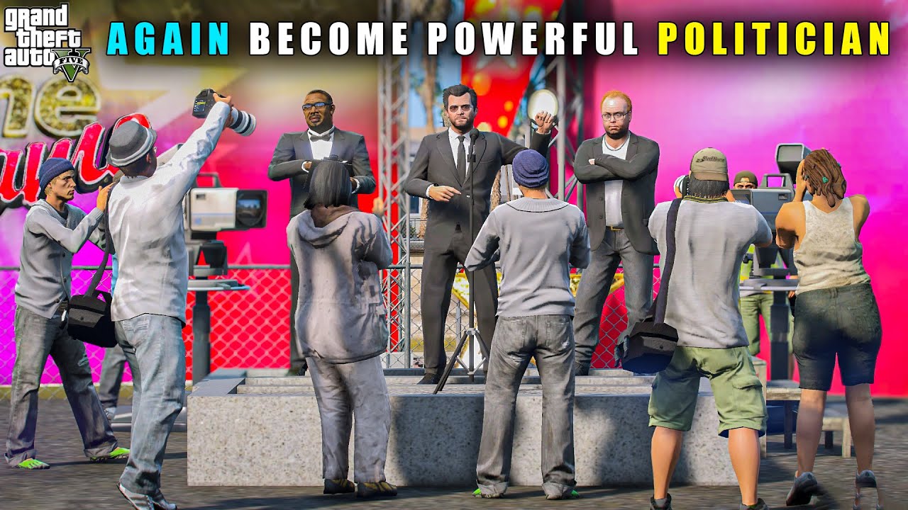 GTA 5 : FINALLY MICHAEL BECOME POWERFUL POLITICIAN || BB GAMING