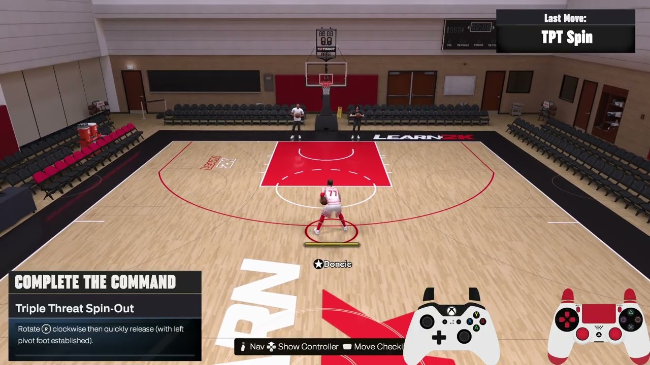 NBA 2k26: Как сделать тройную угрозу спин-аутом