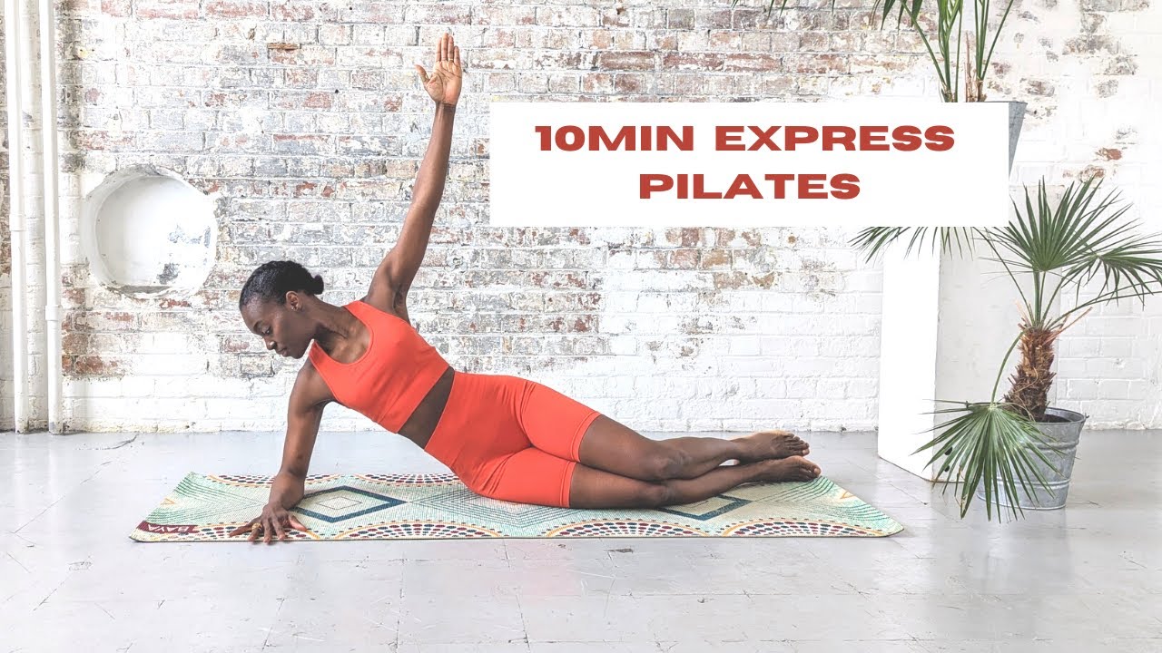 10 MIN  PILATES WORKOUT FOR BEGINNERS - EXPRESS AT HOME PILATES TO GET STRONG
