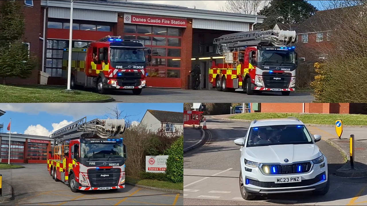 *FIRST CATCH TURNOUT* Double Turnout New ALP and Volvo MRP Turnout from Danes Castle to Rescue