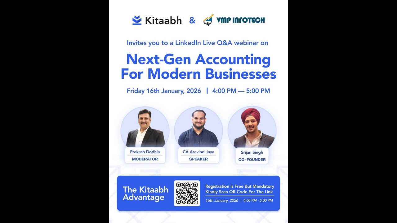 KITAABH AND VMP INFOTECH ACCOUNTING SOFTWARE FOR STARTUPS AND SMES WITH CLOUD SOLUTIONS AND MOBILE