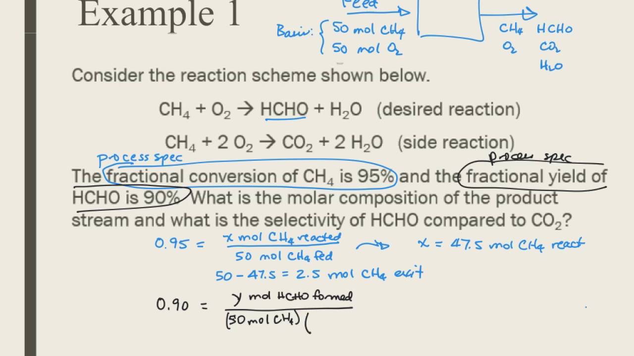 C3a   Working with Multiple Reactions   Yield & Selectivity