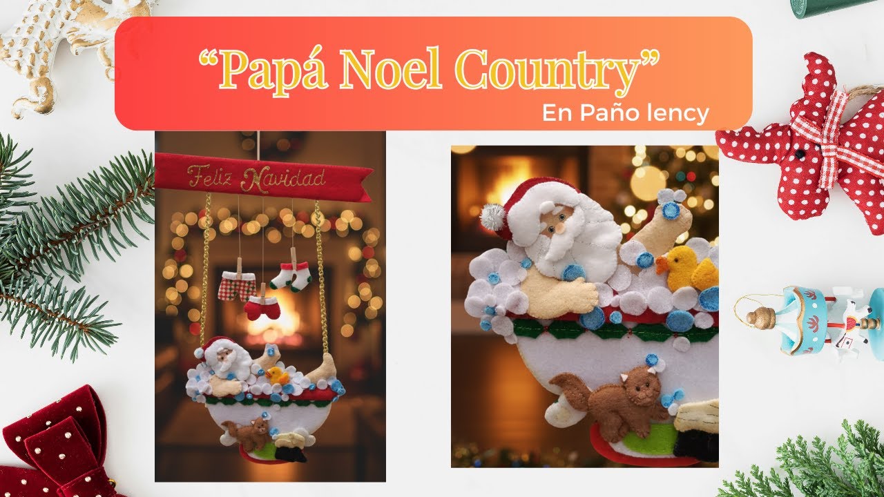 Cómo hacer un Santa en la bañera fácil y rápido