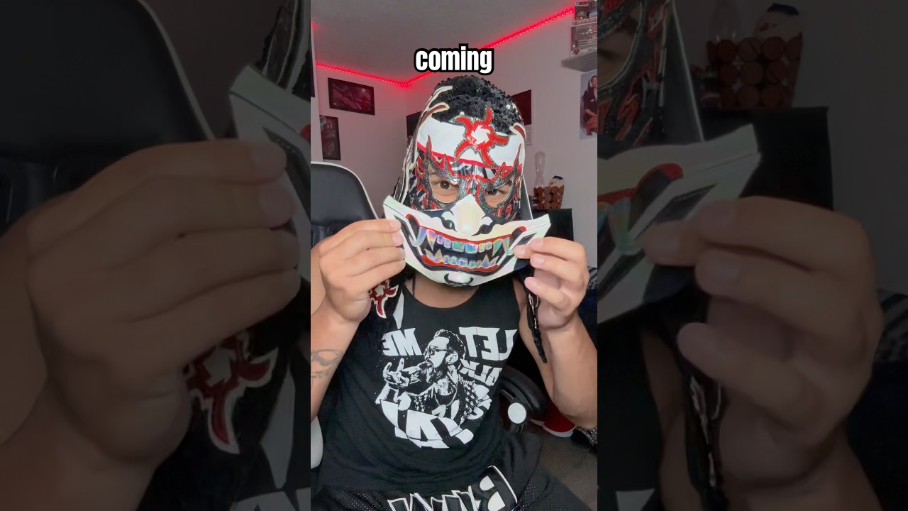 $90 Penta&rsquo;s Luchador Replica Mask Unboxing! 🤯 #wwe #penta #funny #shorts #unboxing #review