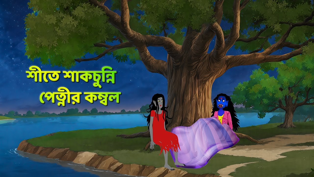 শীতে শাকচুন্নি পেত্নীর কম্বল | Shakchunni Cartoon | Bangla Golpo | Bengali Rupkotha | Story Bird