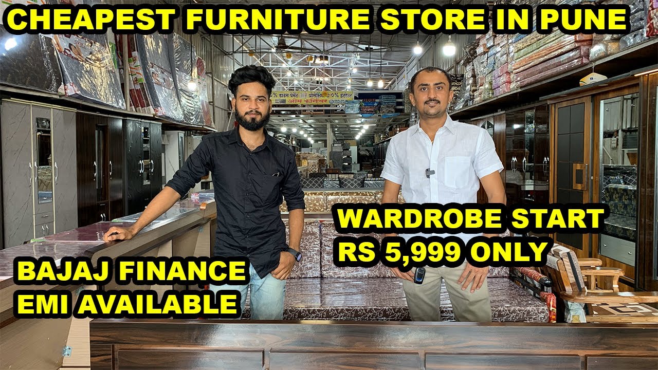 CHEAPEST FURNITURE MARKET IN PUNE | Bed, sofa, office chair, | sofa market in Pune | Om Furniture