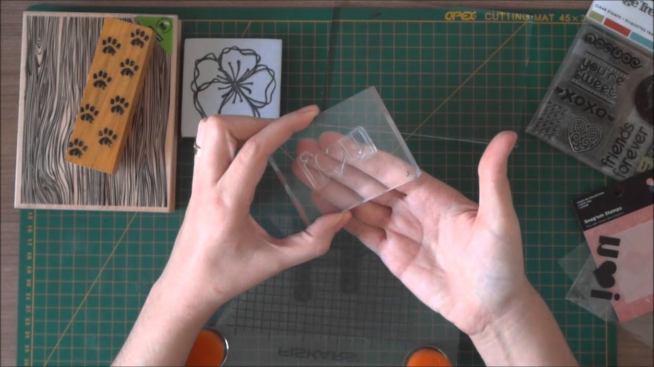 Diferenças dos carimbos usados em Scrapbook