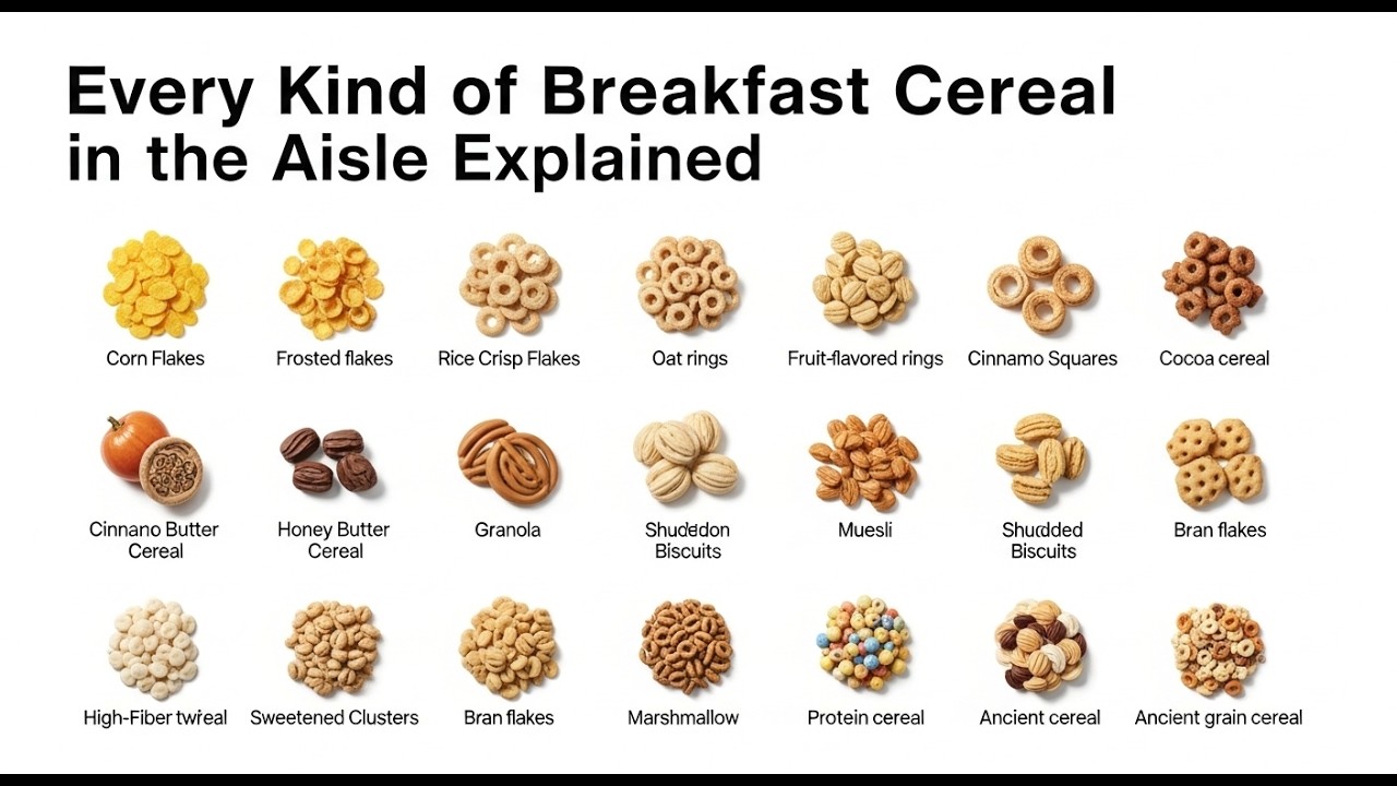 Every Kind of Breakfast Cereal in the Aisle Explained