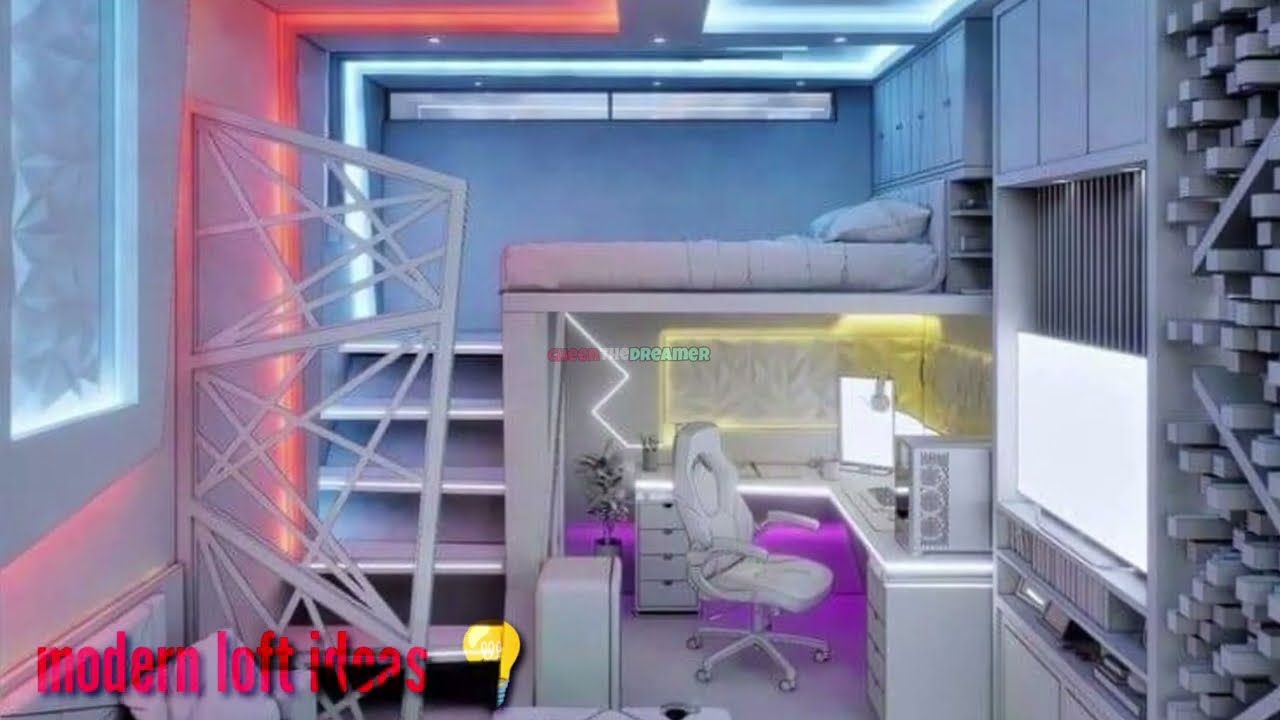 Modern Loft Ideas 💡that suit your small space! 